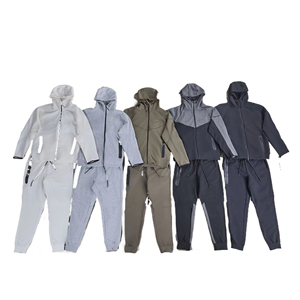 Conjunto Deportivo de Dos Piezas con Capucha, Personalizado, Unisex, de Alta Calidad, Estampado, para Correr, Estilo Deportivo - Product Image 1