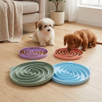 Échantillon Gratuit Personnalisé en Usine En Stock Meilleures Ventes Gamelles en Gel de Silicone pour Chiens et Chats Antidérapantes Anti-renversement à Alimentation Lente