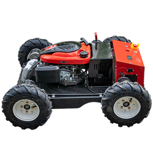Tondeuse à gazon télécommandée, essence, 4 temps, monocylindre, lame rotative, décharge arrière, qualité professionnelle, pour jardin et exploitation agricole - Product Image 4