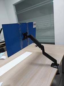 Vendita a caldo braccio Monitor singolo 17 "schermo regolabile in altezza Computer <span class=keywords><strong>Desktop</strong></span> ergonomia supporto Monitor supporto nuovo Stock in alluminio - Product Image 5