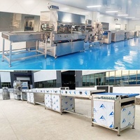 Machine professionnelle de production de dragées et de glaçages pour enrobage au chocolat, modèle 1500, pour bâtonnets de gaufrettes et biscuits