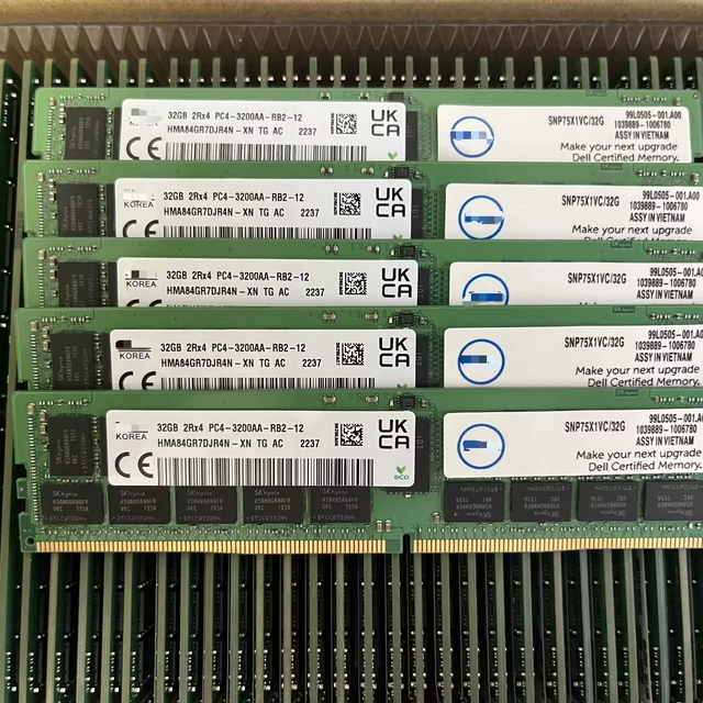 SNP75X1VC/32G 2RX4 DDR4 3200MHz RDIMM Server Memory