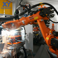 Robot de soudage articulé à 6 axes KUKA, positionneur industriel, scanner, équipement de vision intelligent portable, composants de moteur PLC, 12 kg
