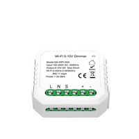 Domotic – Mini Module de variateur mural, application Mobile Tuya, télécommande On-Off 0-10V, variateur de lumière LED, commutateur WiFi