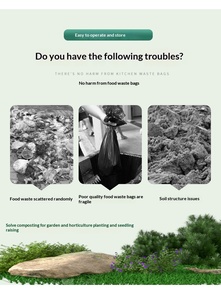 Sac de compostage épais en PE, respirant, imperméable et scellé, bac <span class=keywords><strong>à</strong></span> compost de jardin pour la plantation en <span class=keywords><strong>extérieur</strong></span>, pot de jardinage domestique - Product Image 4