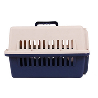 Cage de transport pour animaux de compagnie en plastique de luxe, grande taille, avec roues, haute et robuste, pour chiens, transport extérieur et aérien, vente en gros