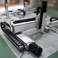 QIGE Mesa deslizante CNC de doble riel lineal con eje XYZ, carrera de 100-1000mm, componente de motor con núcleo de aleación de aluminio, actuador lineal de 1000mm