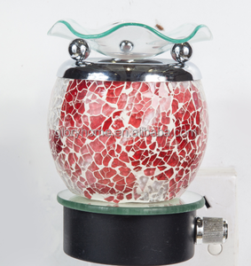 Wholesale Wall <strong>Plug</strong> <strong>in</strong> Night Light Glass <strong>Wax</strong> Warmer Mini Electric Fragrance Oil <strong>burner</strong> <strong>Wax</strong> Tart <strong>Melt</strong> Candle Warmer - Product Image 3