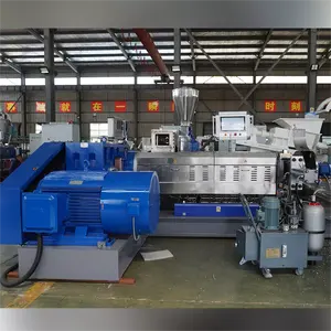 Línea de producción de gránulos de plástico máquina de peletización PP máquina masterbatch de relleno TiO2