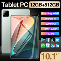 Tablet PC Pad6S Nueva al por Mayor, 10.1 Pulgadas, 12GB+512GB, Pantalla Capacitiva 2560X1600, Cámara de 16MP+32MP, Wi-Fi, GPS, Android