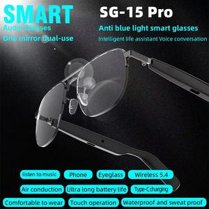 2026 Optical Anti Blue Light for Smart Glasses <b>Microphone</b> <b>Speaker</b> Waterproof Wireless Touch for Sports Music - Product Image 6