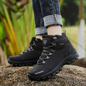Tronond al aire libre impermeable resistente al desgaste transpirable <span class=keywords><strong>nieve</strong></span> hombres Deporte Zapatos goma escalada <span class=keywords><strong>senderismo</strong></span> <span class=keywords><strong>botas</strong></span> desierto <span class=keywords><strong>botas</strong></span> tácticas - Product Image 5