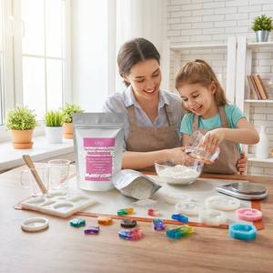 LEQU Happy And Fun Poudre de résine pour moulage en vrac 1000g, plâtre de gypse haute résistance et durable pour fournitures d'artisanat en gros - Product Image 5