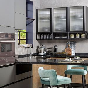 Nueva Isla de Cocina Blanca Lista para Armar 2021 con Diseño Modular Económico para <span class=keywords><strong>Chicas</strong></span>, Gabinetes Modernos - Product Image 2