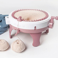 Machine à tricoter circulaire manuelle à manivelle simple pour chaussettes et gants, outil de bricolage pour enfants, facile à utiliser