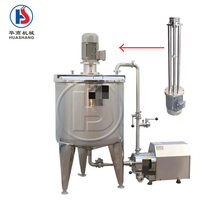 Machine de fabrication de crème cosmétique, homogénéisateur émulsifiant, cuve de mélange avec agitateur pour aliments, boissons et liquides