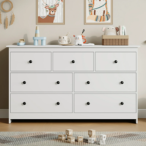 <span class=keywords><strong>Commode</strong></span> moderne européenne à 7 tiroirs, couleur personnalisée, tiroirs en <span class=keywords><strong>bois</strong></span>, armoire de rangement pour adultes, miroir de maquillage pour <span class=keywords><strong>chambre</strong></span> à coucher, salon - Product Image 2