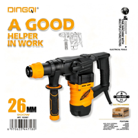 Marteau perforateur électrique 3 fonctions 900W 220V, capacité de perçage 26mm, 5000BPM SDS-Plus pour perçage et démolition du béton