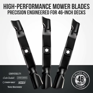 Pièces détachées universelles pour <span class=keywords><strong>tondeuse</strong></span> à gazon, lame de broyage rotative à levage élevé, compatible avec les tondeuses à gazon à rayon de braquage zéro et autopropulsées - Product Image 4