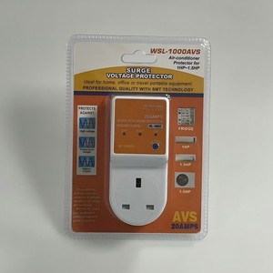 Protector de Voltaje Estilo Británico, Material de Cobre y PC, 220V Monofásico CA para Refrigeradores, Televisores y Tomas de Corriente, 50Hz - Product Image 3