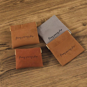 CustomJewelry watch pouch designer logo small envelope gift bags other <b>textile</b> <b>packaging</b> - Product Image 2