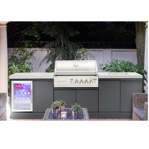 Vermonhouzz Nouveau Design Pod <span class=keywords><strong>de</strong></span> <span class=keywords><strong>Cuisine</strong></span> Extérieure en Acier Inoxydable 304 <span class=keywords><strong>avec</strong></span> Volets Roulants, Zéro Formaldéhyde, pour Barbecue - Product Image 5