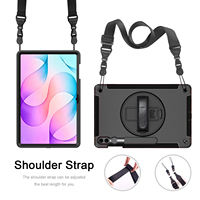 Casing TPU Rugged Defender untuk Samsung Galaxy Tab S12 Ultra 14.6" 2026 dengan Stand Putar 360 Derajat dan Tali Selempang