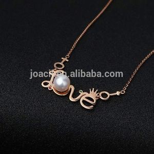 Amor de perlas de agua dulce bola colgante de collar de joyas con Colar - Product Image 2