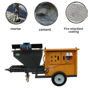 20 m Distant Conveying Mortar Wall <strong>Sprayer</strong> Cement Plaster Spray Machine for Plaster Waterproof Material - Product Image 4