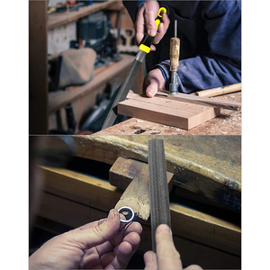 Thiết Kế Mới Chất Lượng Cao 8 ''Kim Cương Nửa Vòng Tên Khốn Tập Tin Kim Loại Thép Không Gỉ Tập Tin Cho Kim Loại Và Chế Biến Gỗ - Product Image 6