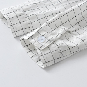 Polo à col roulé en coton blanc pour garçons de 2 à 8 ans Style formel à manches longues Caractéristique à séchage rapide Dessin animé à carreaux pour le printemps - Product Image 6