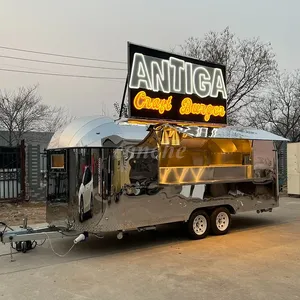 Chariot de restauration mobile pour hot-dogs, camion de cuisine extérieur, remorque de camping à vendre, conforme aux normes américaines - Product Image 6