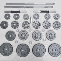 OEM Dinuo 15kg 20kg 30kg 50kg 55kg Équipement de fitness, ensemble d'haltères réglables avec revêtement thermolaqué