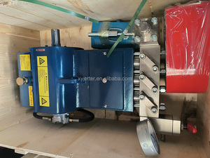 ปั๊มลูกสูบแบบทริปเปิลแรงดันสูงพิเศษ 15000psi 1000 บาร์ สำหรับงานทำความสะอาดอุตสาหกรรมหนัก  มอเตอร์ 90 กิโลวัตต์ อัตราการไหล 70 ลิตร/นาที แรงดัน 10000psi 40-110 ลิตร/นาที - Product Image 4