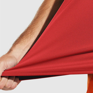Prix de gros, t-shirts de sport pour hommes en tricot uni de haute qualité, faible MOQ, prix bas, manches courtes, respirants, été - Product Image 3