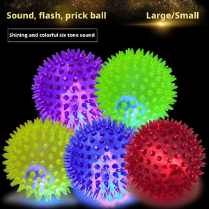 Jouets à mâcher <span class=keywords><strong>pour</strong></span> animaux de compagnie Screaming Spikeball 7,5 cm, jouets à billes à picots <span class=keywords><strong>pour</strong></span> chiens, jouets à billes à picots, jouet à billes <span class=keywords><strong>pour</strong></span> animaux de compagnie, balle anti-stress moelleuse - Product Image 1