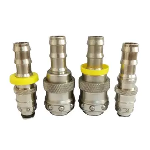 נירוסטה הידראולי מהיר שחרור מצמד זכר להתחבר גז צינור הולם ישר סוג פנאומטי אבזרי - Product Image 1