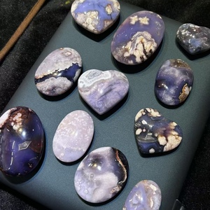 Hộp quà thiền bằng đá mã não chạm khắc tự nhiên, đánh bóng, hình hoa anh đào - Xu hướng thời trang - Product Image 1