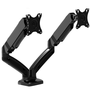 Support de moniteur à <span class=keywords><strong>double</strong></span> bras à ressort mécanique super économique pour écran d'<span class=keywords><strong>ordinateur</strong></span>, support de moniteur à montage VESA - Product Image 1