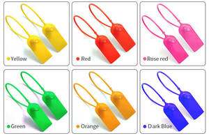 Precintos de Seguridad de Plástico, Etiquetas de Seguridad Autoblocantes de 200 mm para <span class=keywords><strong>Calzado</strong></span> Deportivo, Contenedores, con Logotipo y Número de Serie - Product Image 2