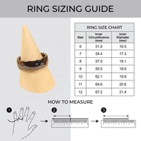 Bague intelligente RFID NFC multifonctionnelle étanche IP68 en céramique à deux parties imbriquées personnalisée pour les entreprises