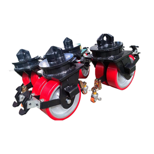 Roda Dolly do Container de transporte ISO HS capacidade de carga 5 toneladas 8x4 polegadas - Product Image 3