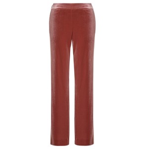 High Quality Office <strong>Lady</strong> <strong>Velvet</strong> Mid <strong>Trousers</strong> Solid Color Elastic Anti-Pilling Anti-Wrinkle Professional Wear 11%Spandex - Product Image 1