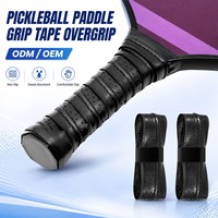 Bande adhésive perforée antidérapante pour poignée de raquette de pickleball, absorbant la transpiration, remplacement pour poignée de raquette, vente en gros