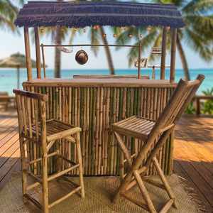 Juego de Bar Tiki de Bambú con Sillas, Directo de Fábrica en Vietnam, Gia Gia Nguyen - Product Image 3