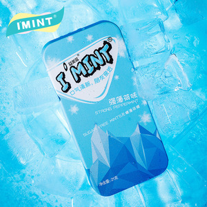 Caramelle alla <span class=keywords><strong>menta</strong></span> di frutta colorata con latta scorrevole zecche senza zucchero di alta qualità IMINT senza zucchero - Product Image 1