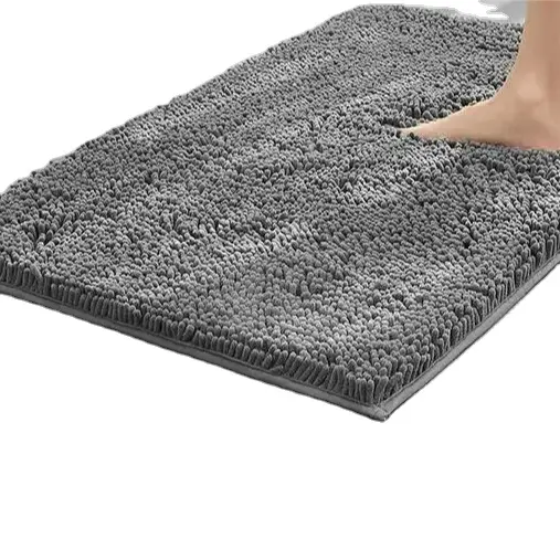 Absorbent Microfiber Door Mat and Pet Rug chenille bath mat door mat non-slip absorbent bathroom rug for Kitchen Indoor Outdoor