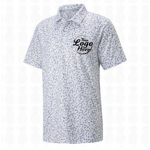 เสื้อโปโลกีฬาและลำลองของผู้ชายเสื้อโปโลพิมพ์ลายซับลิเมชันตามสั่งแห้งเร็วยืดหยุ่นสูง - Product Image 2