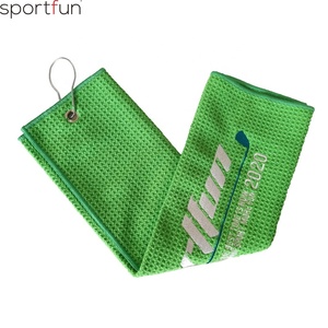 Serviettes de <span class=keywords><strong>golf</strong></span> en microfibre gaufrée d'olive personnalisées personnalisées professionnelles pour les clubs de <span class=keywords><strong>golf</strong></span> intérieurs extérieurs de salle de sport - Product Image 5