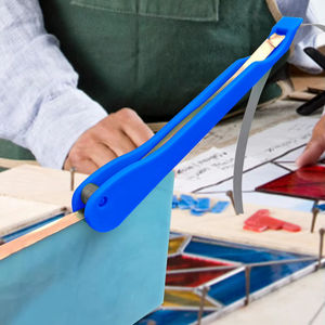 Enrouleur de feuille de cuivre pour vitraux, matériel professionnel léger pour débutants, outil d'enroulement pour ruban de cuivre de 7/32 pouces - Product Image 1